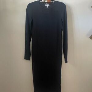 Leith Long Sleeve Midi Dress Size Medium NWOT